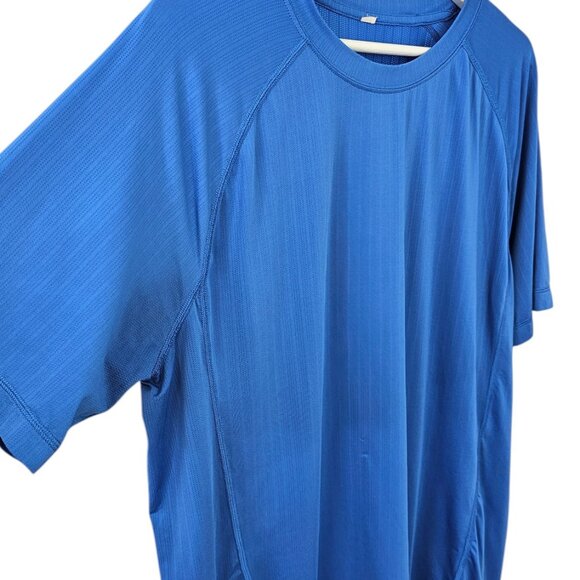 Lululemon Mens Short Sleeve Athletic Shirt, Blue, Size XL - Picture 7 of 8